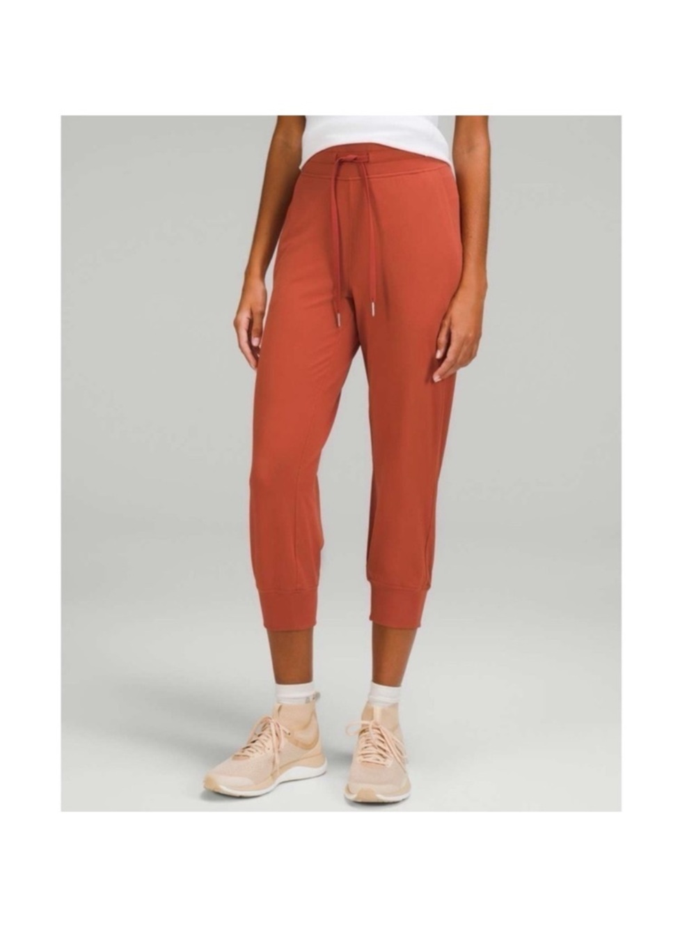 Lululemon Ready to Rulu High-Rise Cropped Jogger Red Rock
